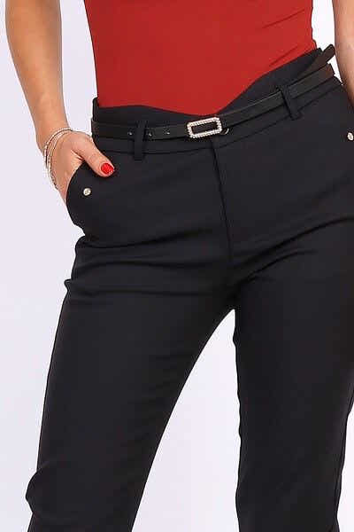 pantalon slim avec ceinture