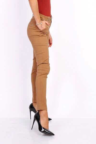 pantalon slim avec ceinture