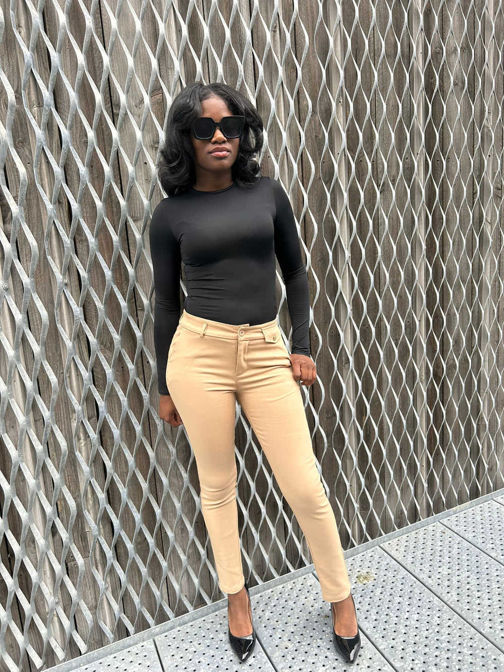 Pantalon droit stretch L135